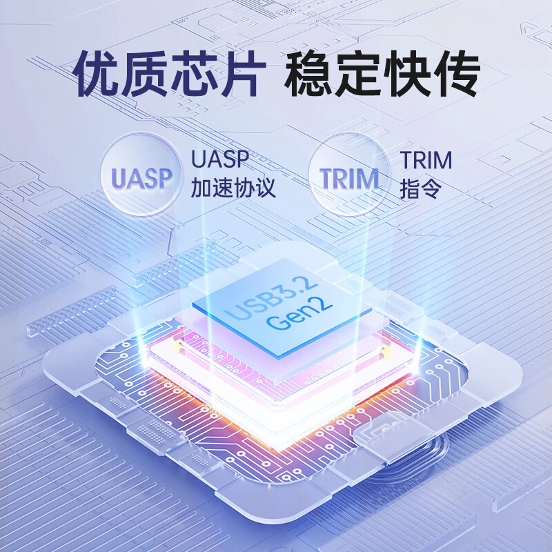 梵想M.2 NVMe/SATA双协议移动硬盘盒 Type-C/USB3.2双接口固态SSD笔记本电脑直插式硬盘盒MD80