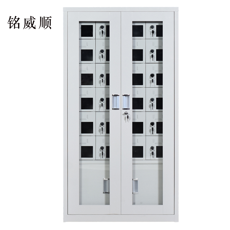 MINGWEISHUN铭威顺USB手机存放柜充电柜对讲机柜寄存柜手机柜24门手机充电柜