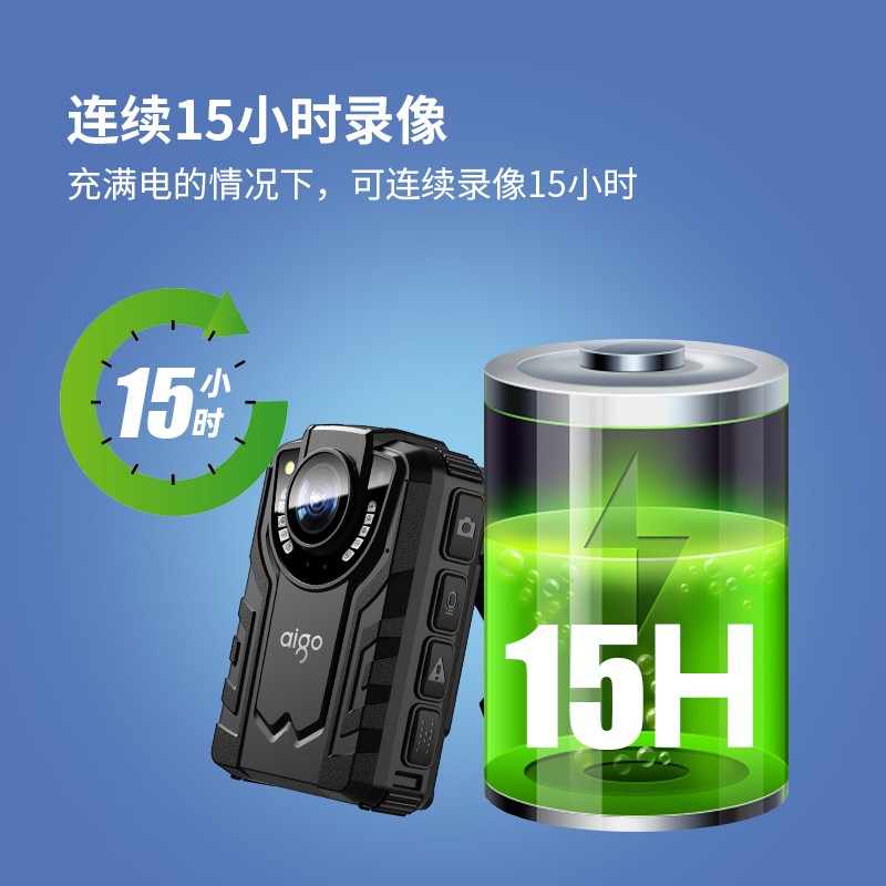 爱国者(aigo)DSJ-Y6 512G视频记录仪5800W1440p160°广角夜视北斗GPS双定位无线遥控IP66高清大图