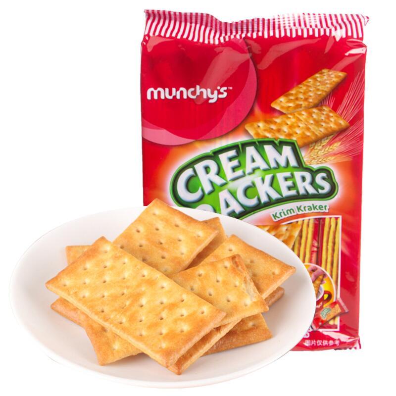 马奇新新进口苏打饼干300g休闲进口马来西亚零食饼干