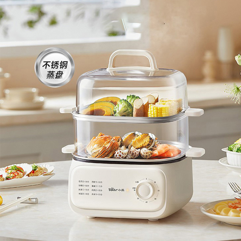 小熊电蒸锅大容量分体式可拆洗多用途DZG-SA0H6高清大图