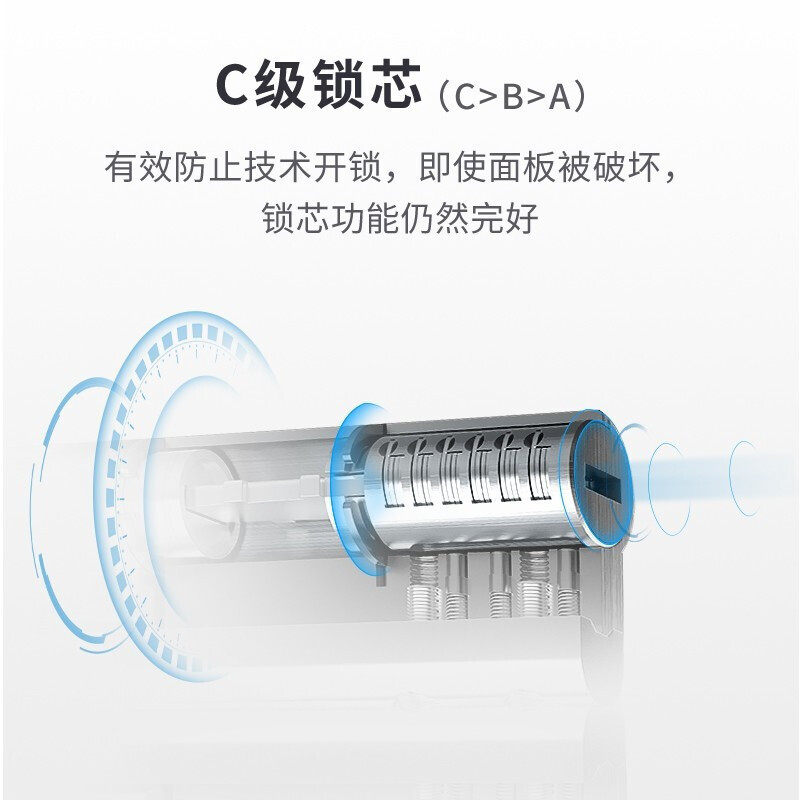 [新品]凯迪仕(Kaadas)智能锁K12 Plus红古铜全自动指纹锁家用防盗门锁磁卡锁电子锁密码锁WIFI直连
