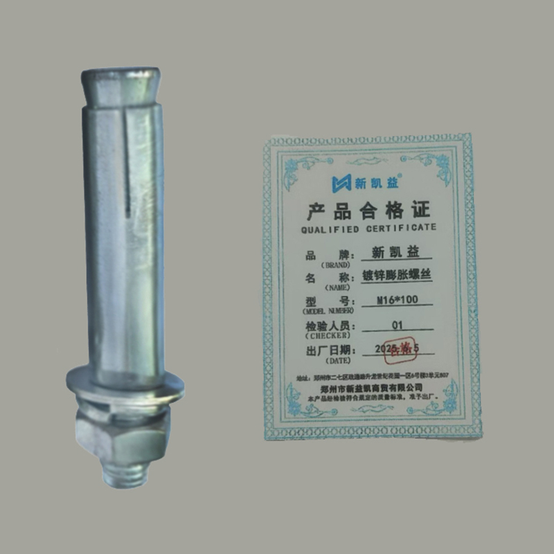 新凯益 镀锌膨胀螺丝 M16*100 个高清大图
