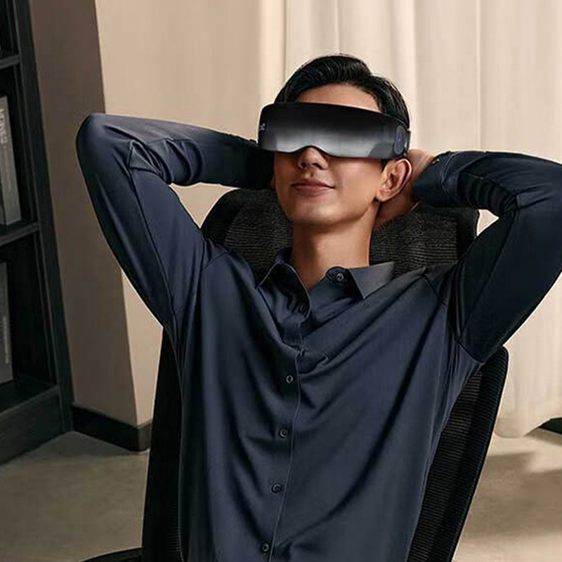 SKG眼部按摩仪点震按摩眼罩蓝牙音乐太阳穴眼保仪K5新一代高清大图