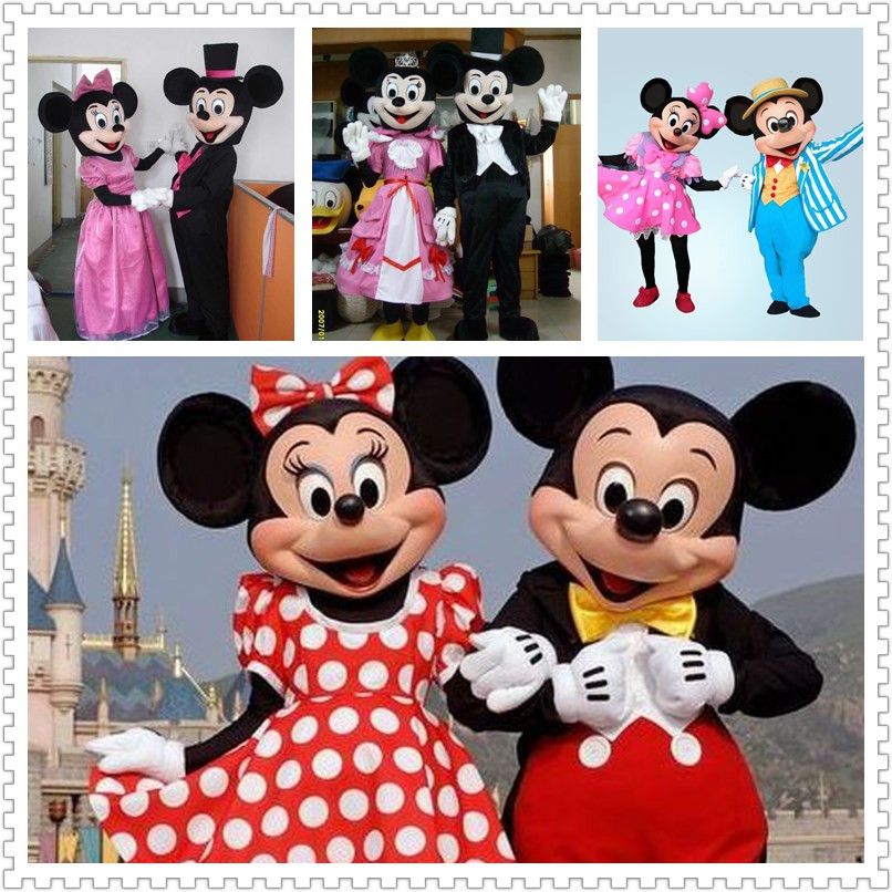 人偶服装定制卡通米老鼠米妮玩偶衣服行走人偶服女米妮