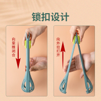 双枪取碗夹防烫防滑加厚耐用家用厨房打蛋器手套硅胶蒸菜抓夹DP42800-DP42805