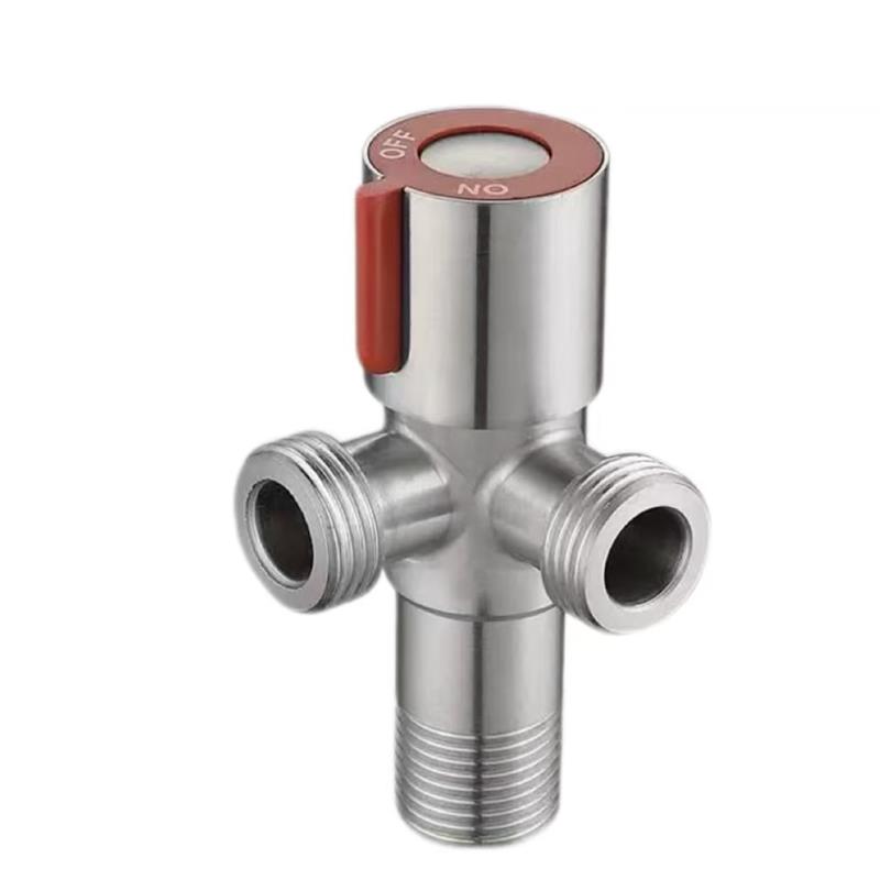 沃奈斯(oh nice) 不锈钢角阀 热水 [一进二出]90度 个