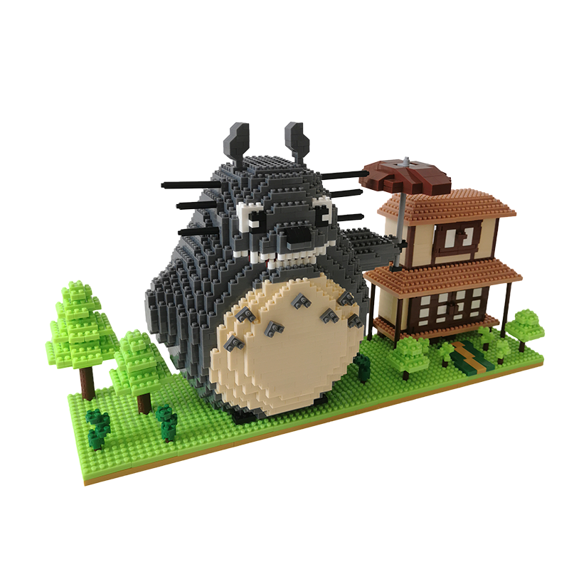 灯光版龙猫场景积木报价_参数_图片_视频_怎么样_问答-苏宁易购