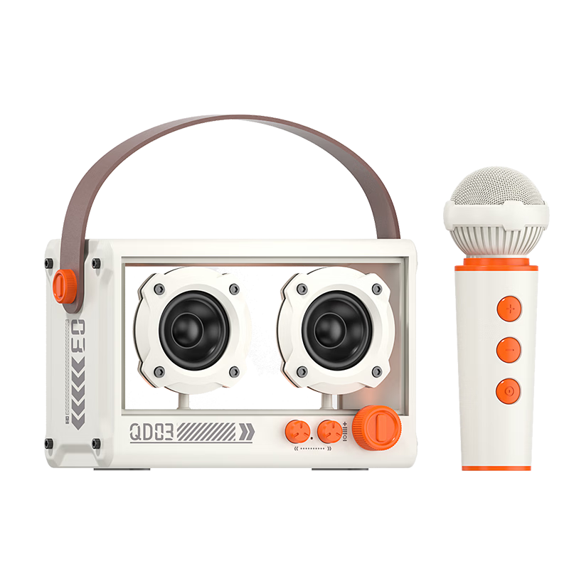 巴赫约翰 无线迷你便携式桌面多功能无线小音箱 QD03黑色高清大图