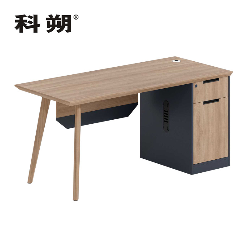 科朔 办公桌职员桌员工桌简约写字台板式办公桌1.4米KS-1407JY
