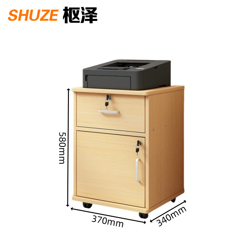 枢泽 文件柜 一门一抽370*340*580mm 台高清大图