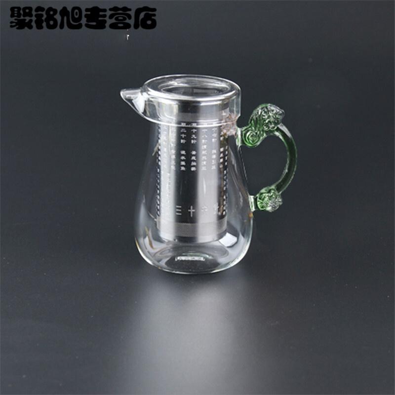 红茶茶具茶具不锈钢内胆耐热玻璃茶壶泡冲茶器小茶壶简约