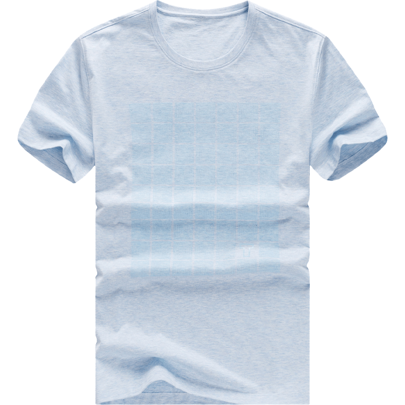 布先生夏季男士短袖t恤圆领纯色t恤半袖体恤衣服男纯棉夏装at2116视频