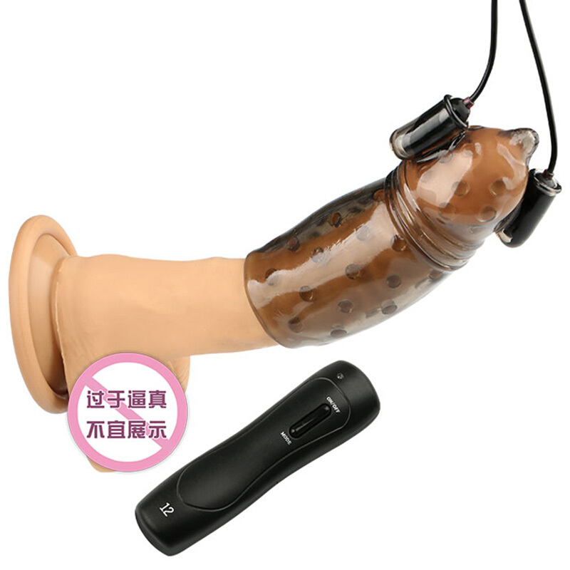 云曼 遥控震动狼牙套成人用品男用自嗨玩具男生自玩用品硅胶套龟亀头套房事时间环锁精环情趣用品性用品 电池款-龟鬼头训练器高清大图