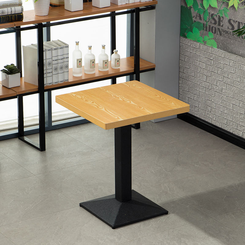 快餐桌椅组合牛角椅网红奶茶店饭店小吃店咖啡厅餐厅餐饮商用桌子