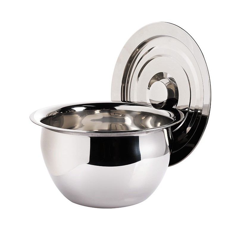 橙亿鸿 不锈钢加厚油盆 油鼓带盖 10英寸/个高清大图