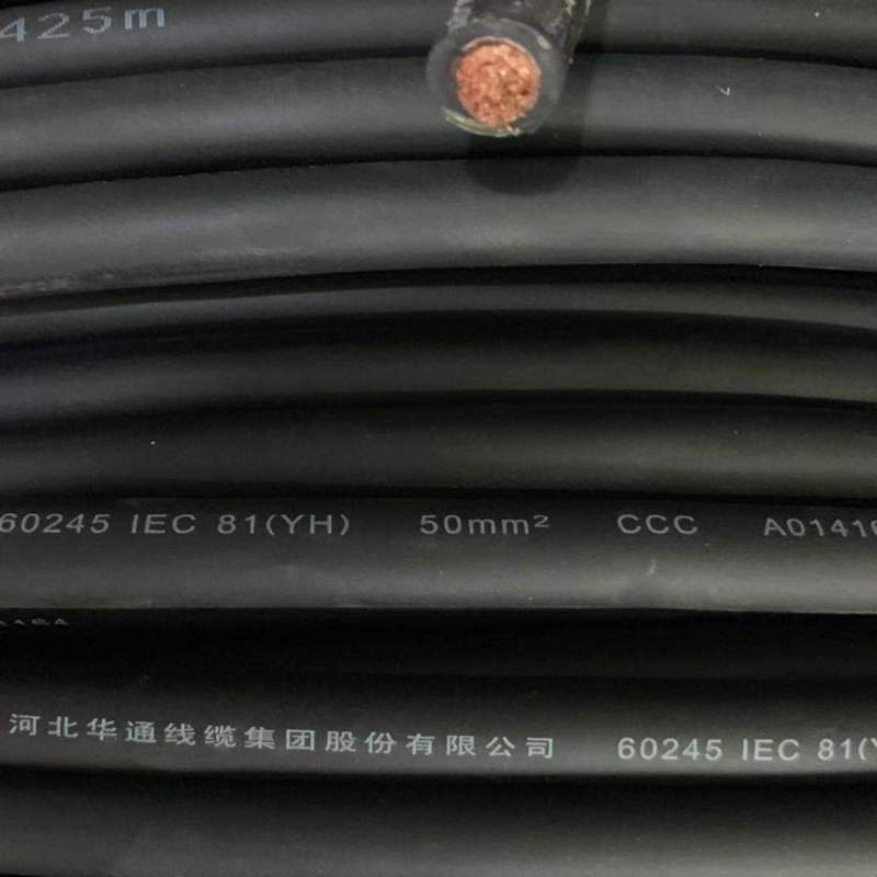 仁达(RNEA) 橡套电焊机电缆 YH 1X50mm² 黑色 /米