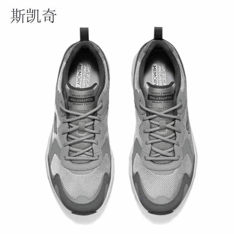 斯凯奇 休闲轻便运动男鞋 894272/GRY-11 双高清大图