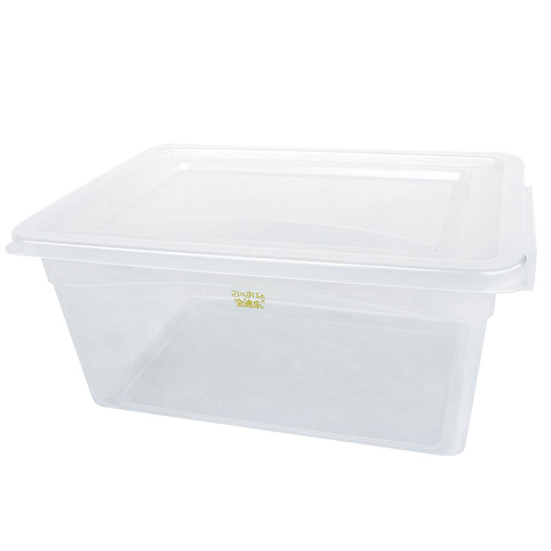 金迪乐厨房保鲜盒子塑料长方形饭盒3升BXH0300B/个 13升BXH1300B/个