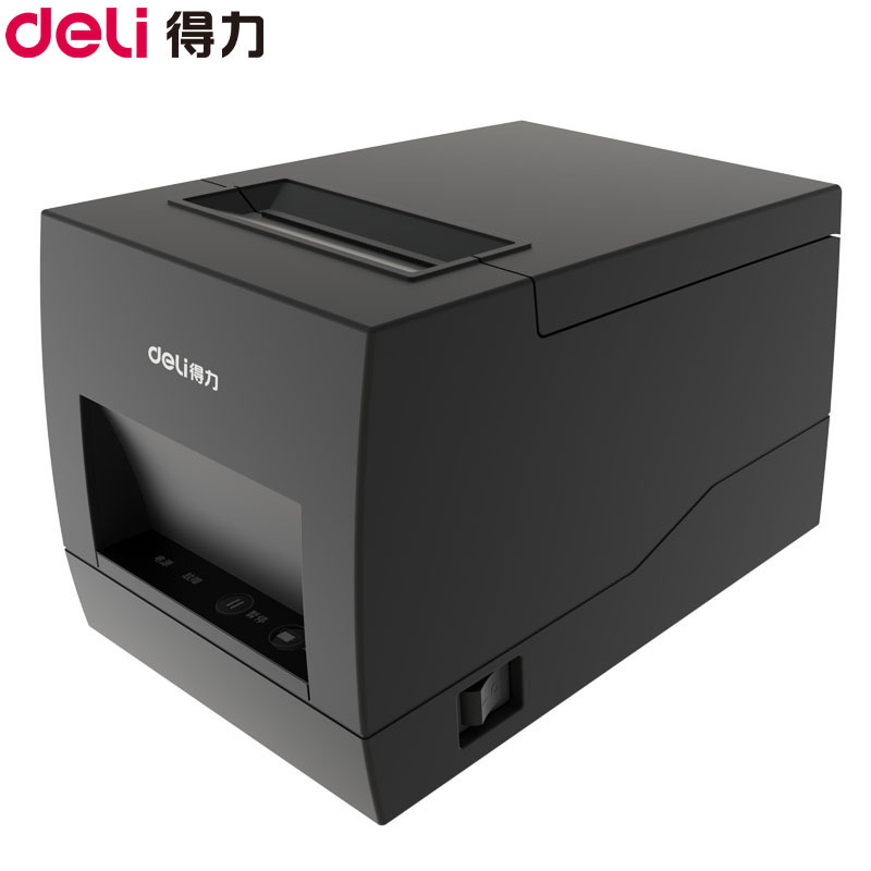 得力(deli)DL-886A热敏标签打印机 不干胶二维码条码打印 服装吊牌快递单外卖小票打印机