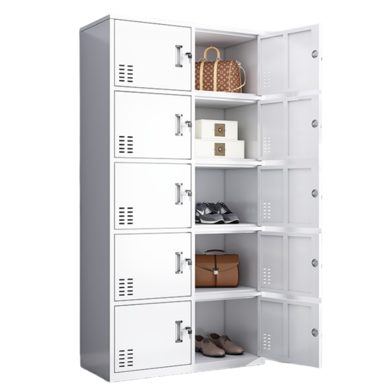 智叶舟铁皮柜十门850*390*1800mm台高清大图