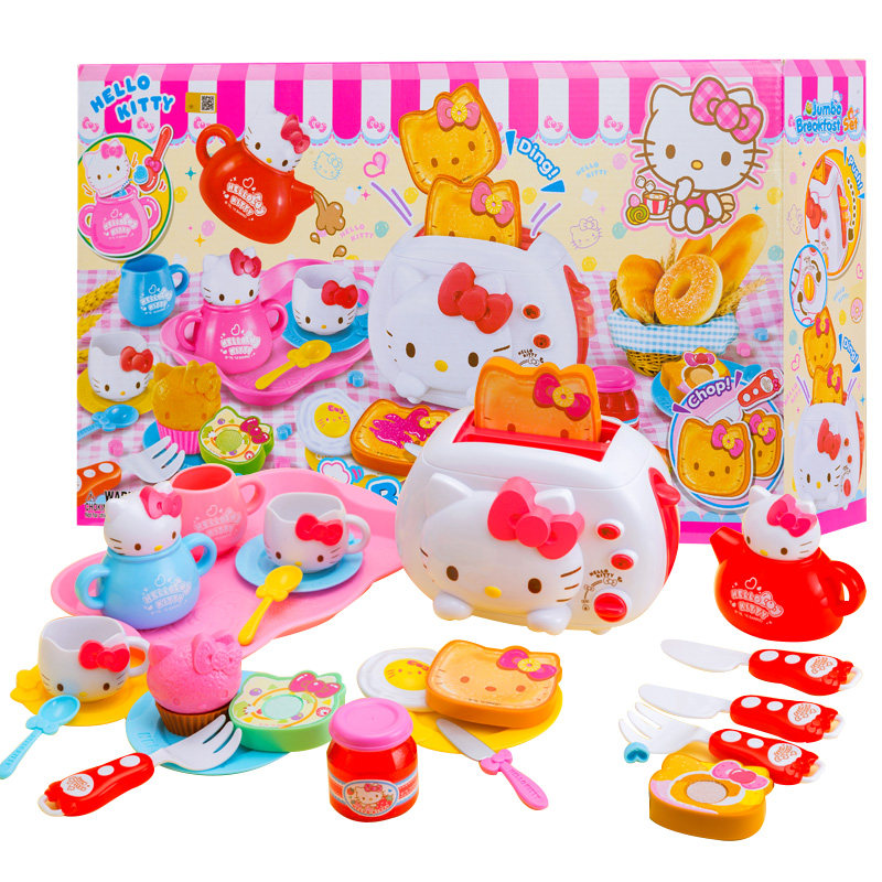 hello哈喽kitty凯蒂猫玩具女孩过家家公主套装仿真家居房子厨房 豪华