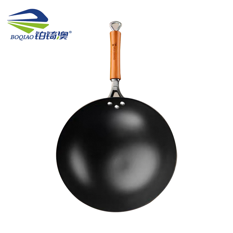 铂锜澳 电磁炉圆底铁锅 个 30cm