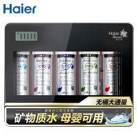 海尔(Haier)净水器M6(AR) 家用直饮 无废水厨房 智能矿物质净水机