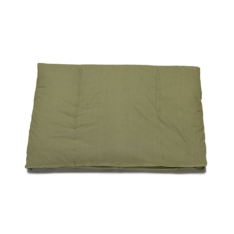 洛菲源军绿棉褥 军绿色褥子 褥垫 全棉包布内芯含网 规格100*200/2kg高清大图