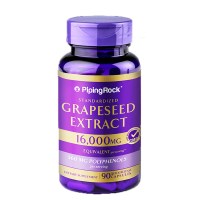 PIPING ROCK 原花青素 美国朴诺葡萄籽精华胶囊90粒16000mg 女性保健品