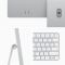 2021年新款七彩来袭 24英寸 APPLE苹果一体机 4.5K视网膜显示屏 M1芯片 六扬声器系统 8G 512G 8核图形处理器 MGPD3CH/A(银色)