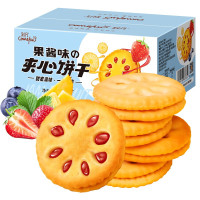 刻凡果酱味夹心饼干下午茶休闲零食318g*2盒