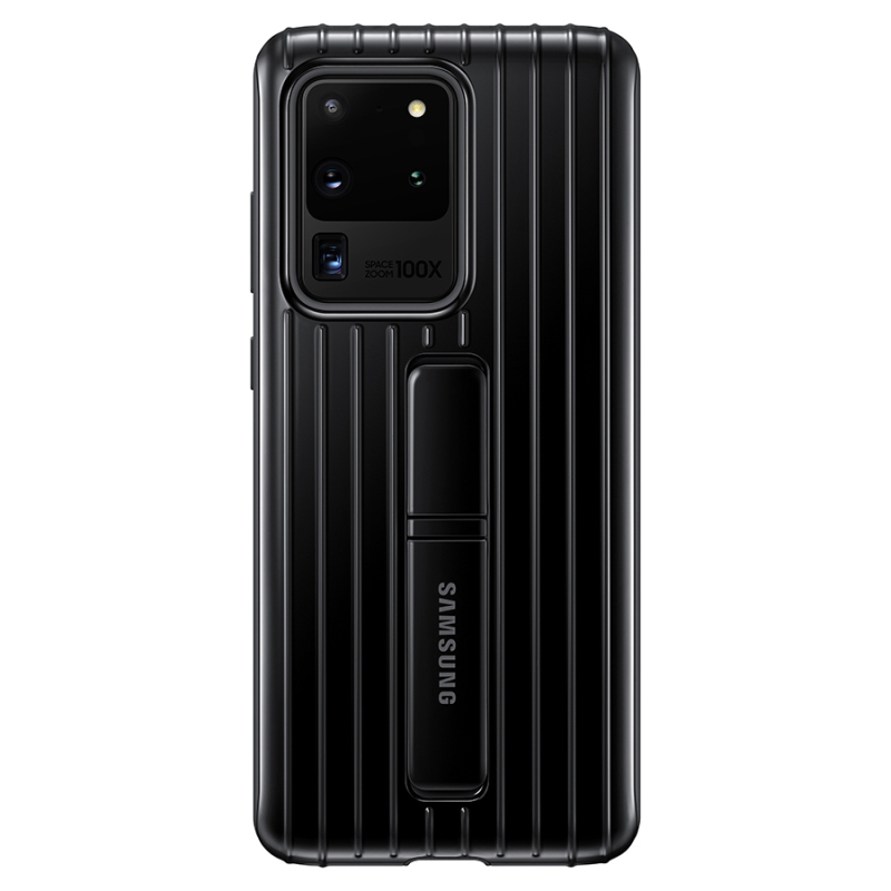 三星S20Ultra 5G原装立式支架保护壳 S20+ S20 5G保护套防摔立式支架手机套保护壳后壳原装正品