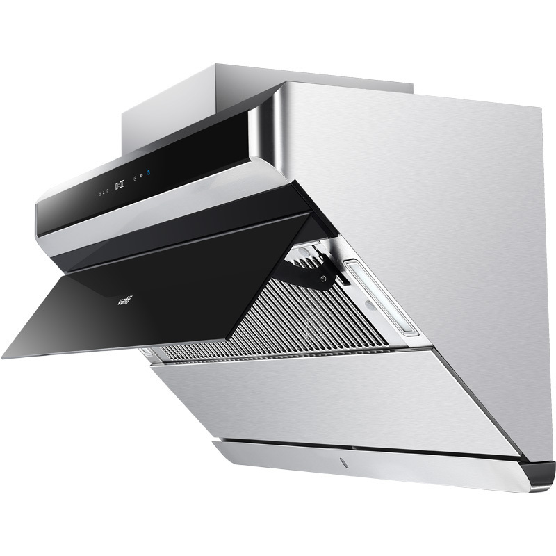 华帝vatti20立方瞬吸自动洗侧吸式油烟机触控式油烟机套餐i1108546bi