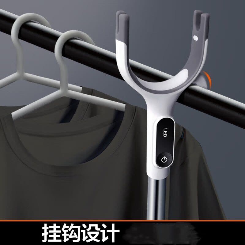 大卫 Y7晾衣杆可照明伸缩不锈钢撑衣杆取衣服凉衣杆 照明撑衣杆图片