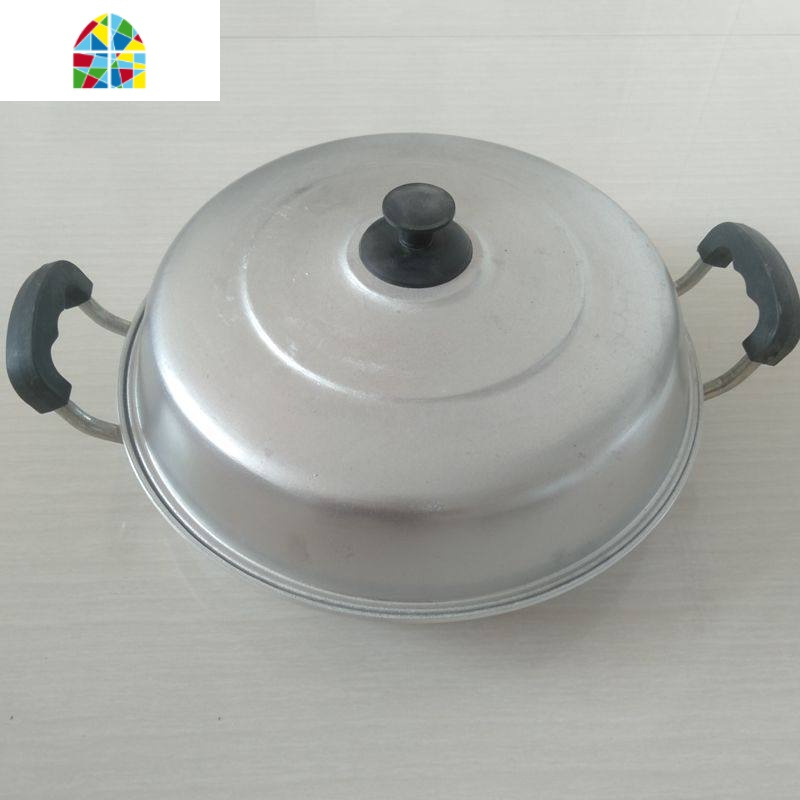平底铝锅老式制造加厚家用厨房用品铝制铸造不粘锅烙煎饼平底煎锅 FENGHOU 需要纯铝锅盖的可以联系客服