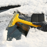 趣行 汽车雪铲加宽加厚雪铲冰 牛筋防冻软头冰铲 车用玻璃刮雪铲冰板除霜器