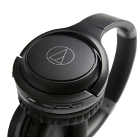 铁三角(Audio-technica)ATH-S200BT 头戴式密闭型无线蓝牙耳机 (黑色) 手机耳机 无线耳机