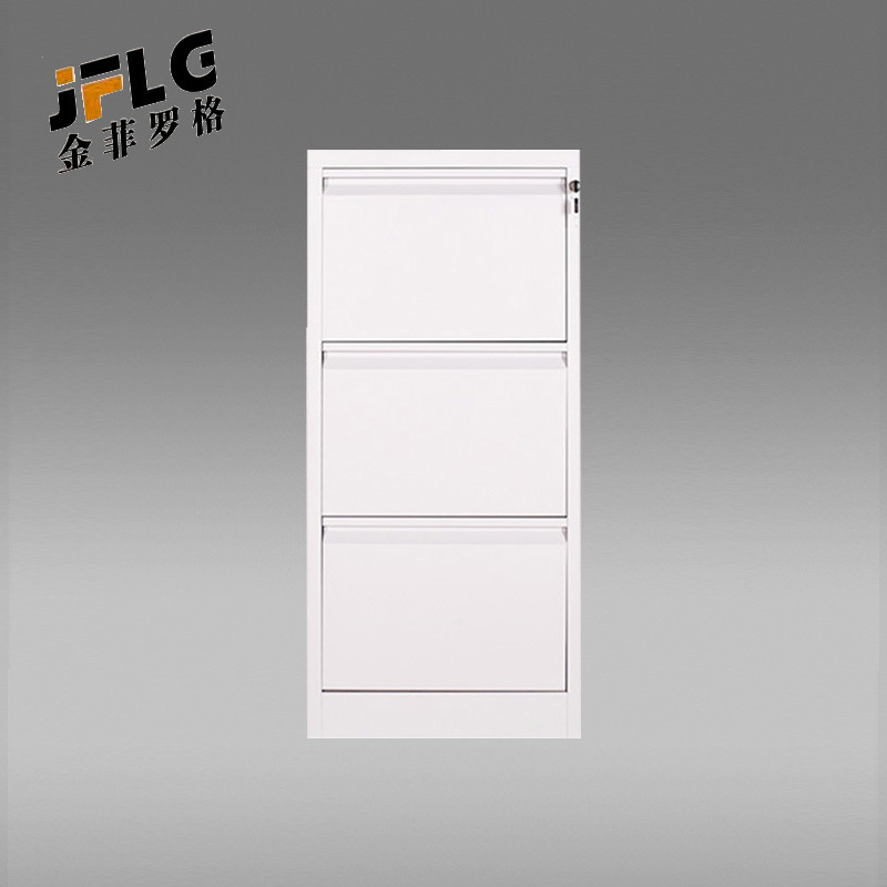 苏宁 金菲罗格 办公家具 钢制储物文件档案资料挂劳柜 三斗卡箱高清大图