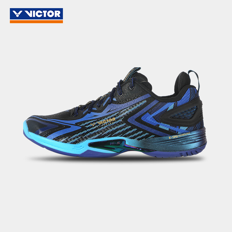 VICTOR威克多 羽毛球鞋V2.5标准楦全面类羽球鞋 A970NitroLite A970NL/CF（黑/夏威夷蓝） 40码