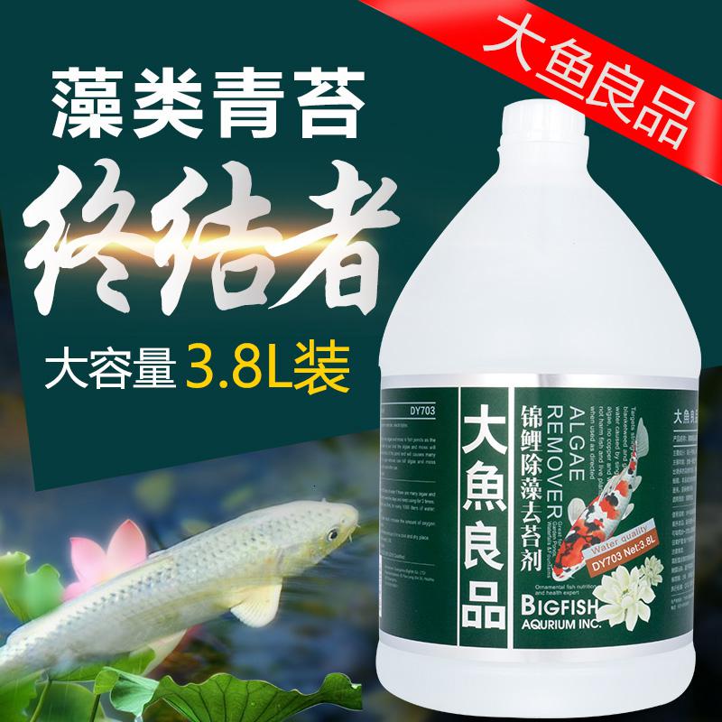 大禹水族除藻剂不伤鱼鱼缸除青苔除苔剂除黑毛藻绿藻鱼池净水剂高清大图
