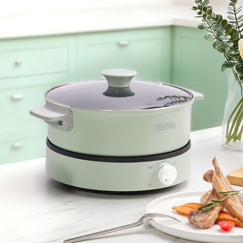 膳魔师多功能锅电炖锅电蒸锅电火锅不粘锅新款家电EHA-4346A