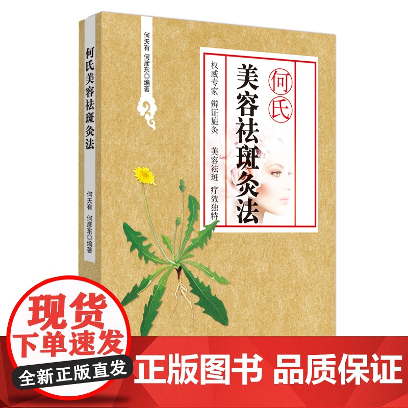 何氏美容祛斑灸法 中医 中国中医药出版社 正版书籍高清大图