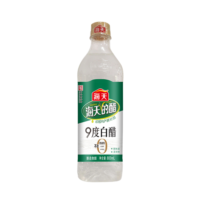 海天厨房组合-A(海天金标生抽598g+轻盐蚝油520g+海天9度白醋800mL)高清大图