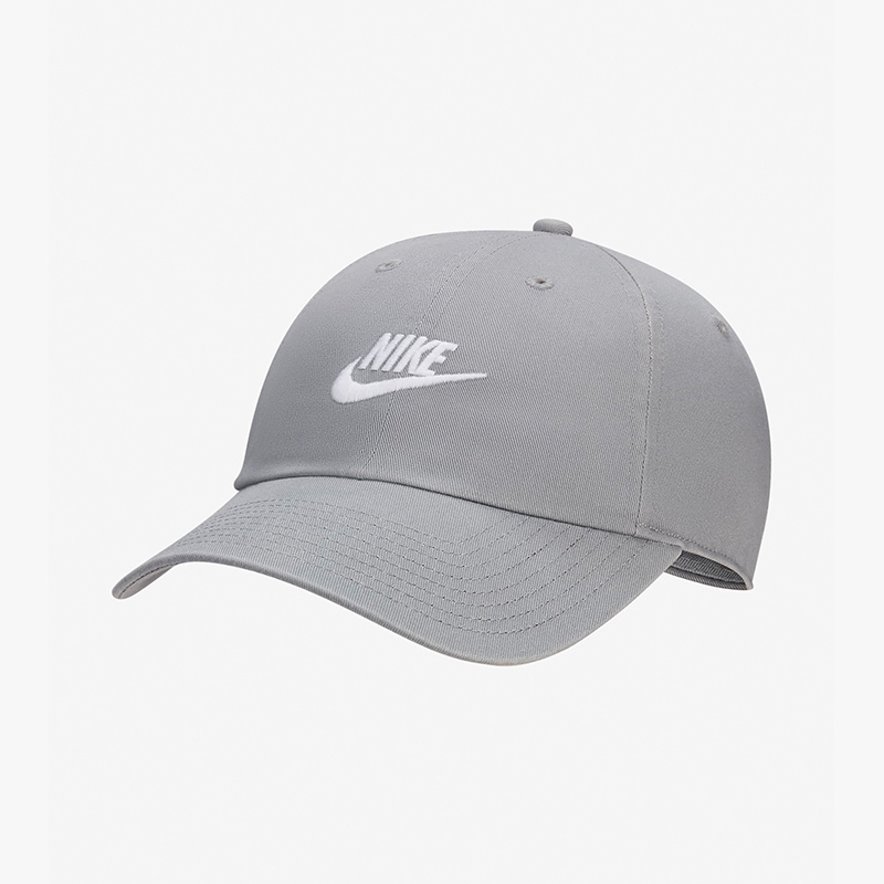 nike耐克棒球帽男女夏季遮阳帽新款休闲灰色运动帽fb5368073