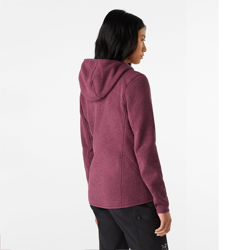 arcteryx女士抓绒软壳衣covert系列柔软舒适商务休闲连帽女士抓绒衣