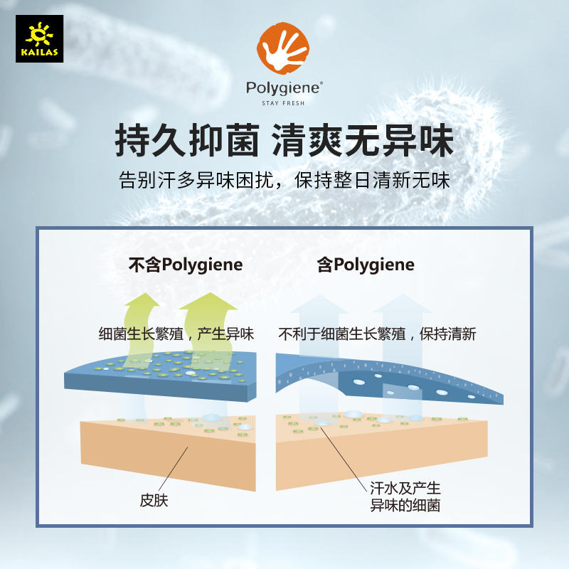凯乐石户外运动T恤女21新款透气排汗短袖圆领快干衣