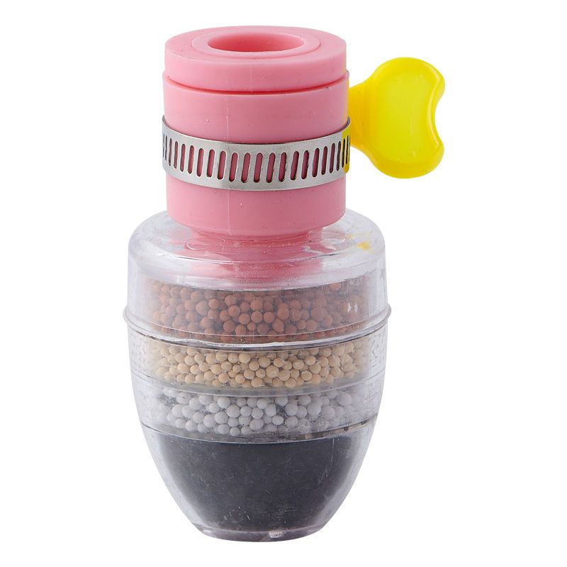 麦饭石滤水器滤芯水龙头小型家用过滤器磁化自来水防溅除沙花洒厨多层