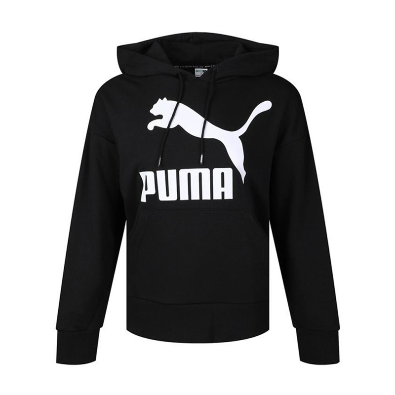 彪马 Puma 新款女子印花连帽休闲卫衣Classics Logo Hoody Regul 59919701