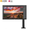 LG 27英寸 4K HDR400 Type-C反向60W充电 10.7亿色 内置音箱 Ergo人体工学支架 FreeSync 显示器 27UN880-B